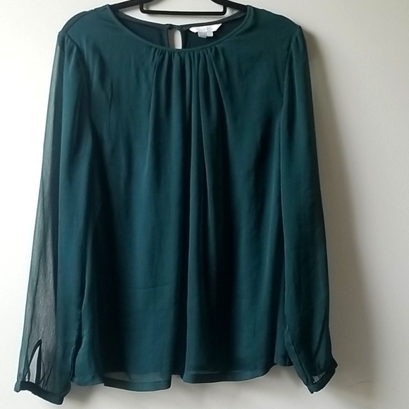 Boden Tops - Boden Sheer Sleeve Top